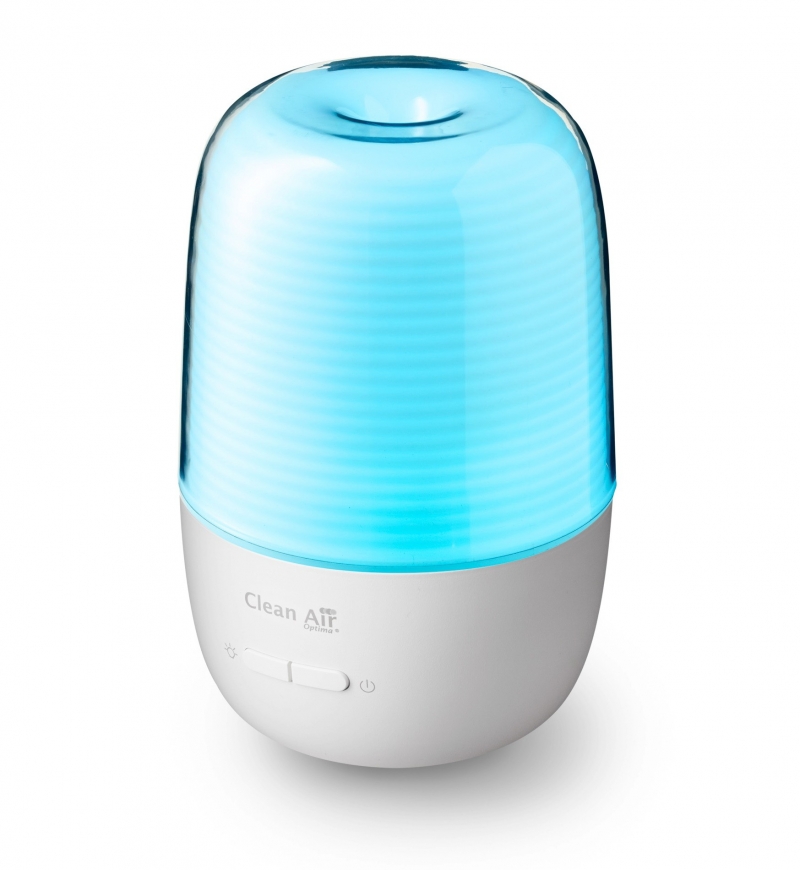 Difuzor de aroma Clean Air Optima AD-301  Lumina LED  Silentios  Capacitate rezervor 130 ml  Consum maxim 5W