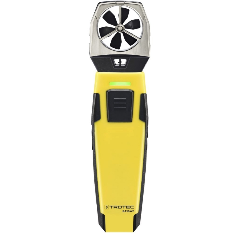 Anemometru Trotec BA16WP  Control de la distanta prin aplicatia MultiMeasure Mobile  Precizie: 3 5%  ±0 2 m/s