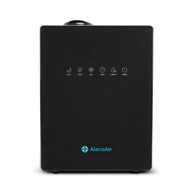 Umidificator cu ultrasunete AlecoAir U30 IONIC Black  Ionizare  Higrostat  Timer  Telecomanda  Display Digital