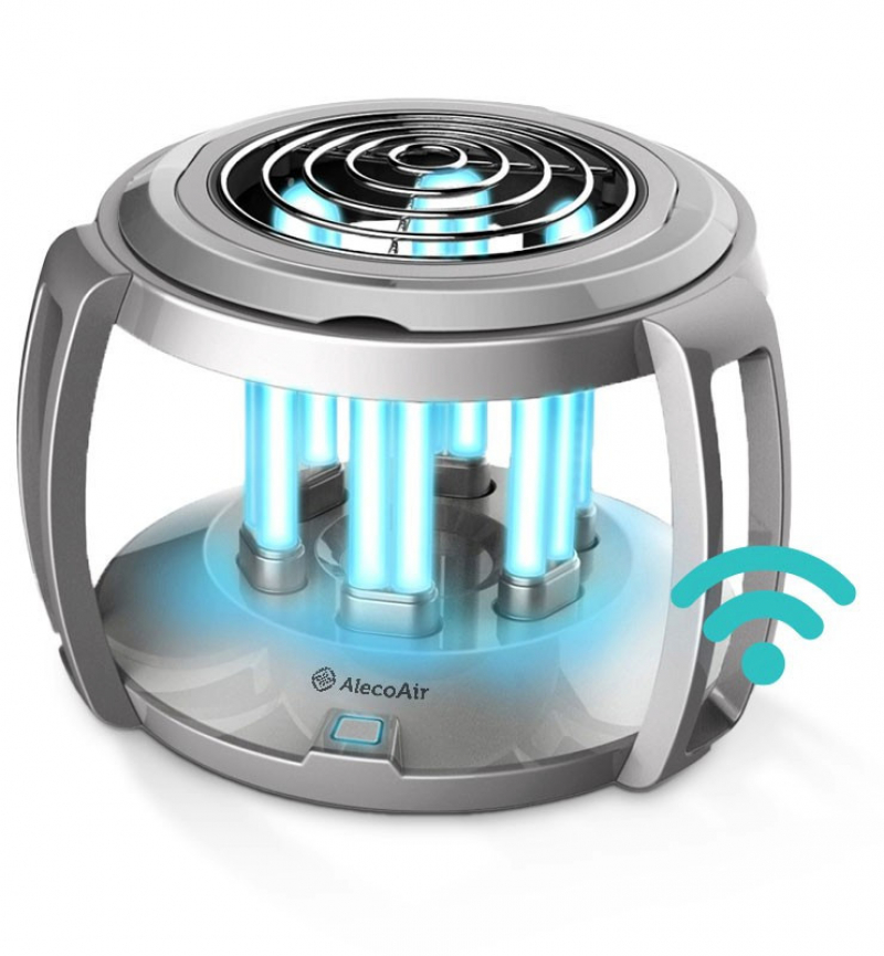 Lampa UV-C cu Ozon AlecoAir L60 SMART  WiFi  Telecomanda  3 Moduri de utilizare  Spectru UV-C: 254 nm