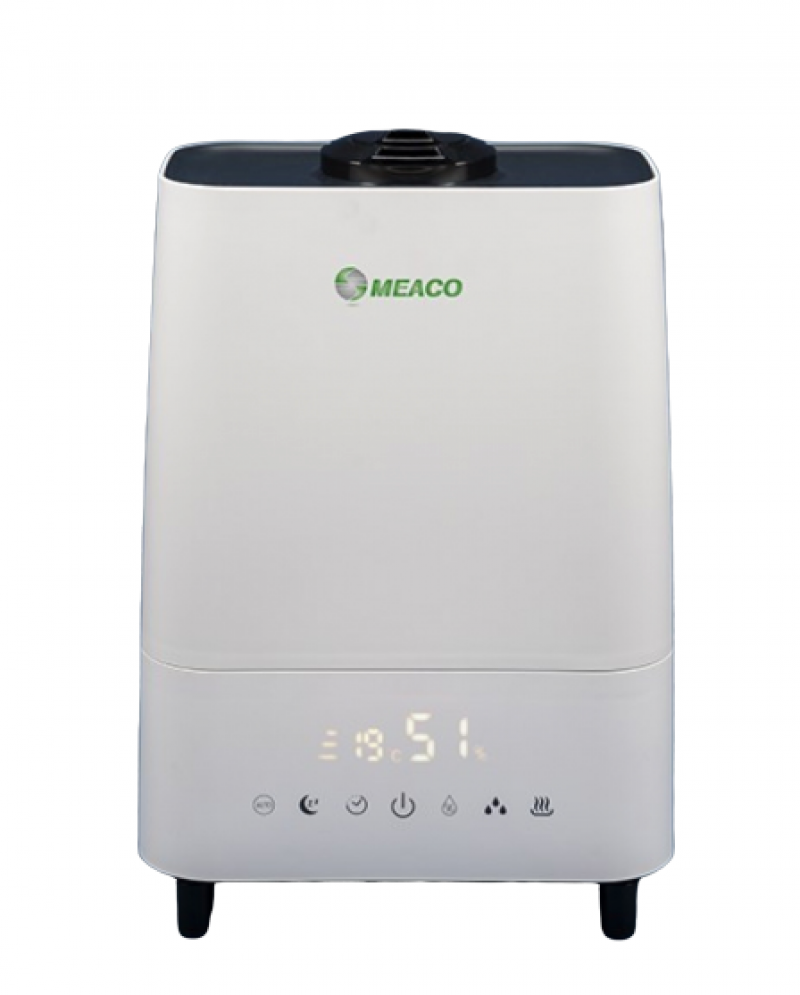 Umidificator si purificator MeacoMIST DELUXE 2020  Filtru HEPA si Carbune  Lampa UV-C  Ionizare  Difuzor aroma  Timer