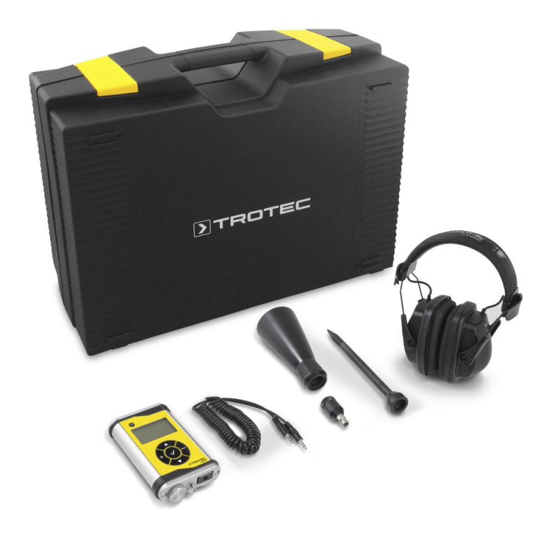Detector cu ultrasunete Trotec SL3000  Functia Auto-Power-Off  Functia Max