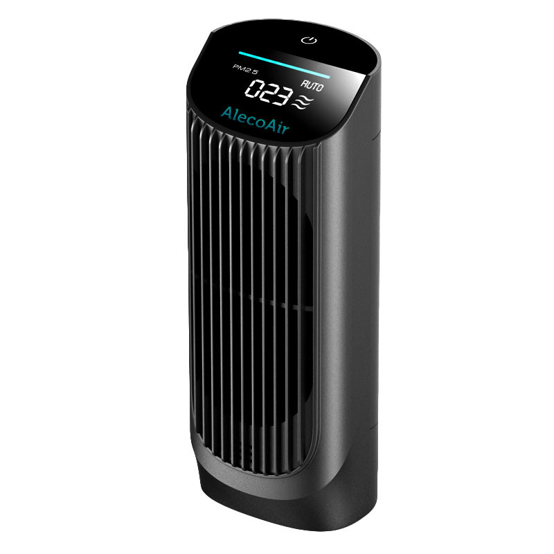 Purificator de aer AlecoAir P05 ATOM  pentru masina/birou  Indicator PM2.5  Filtru Hepa H13  Prefiltru  Debit 28mc/h