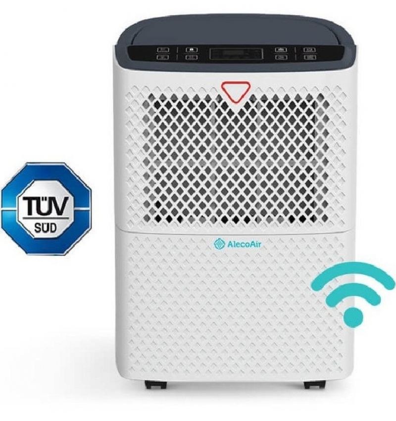 Dezumidificator AlecoAir D16 HOME 16 l /24h  WiFi  Uscare Rufe  Display digital  Higrostat  Timer