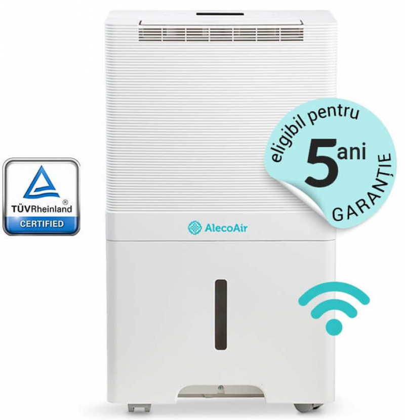 Dezumidificator si Purificator AlecoAir D55 DOLOMIT  WiFi  Pentru 150 m2  TRUE HEPA  Carbon  Child Lock  Swing