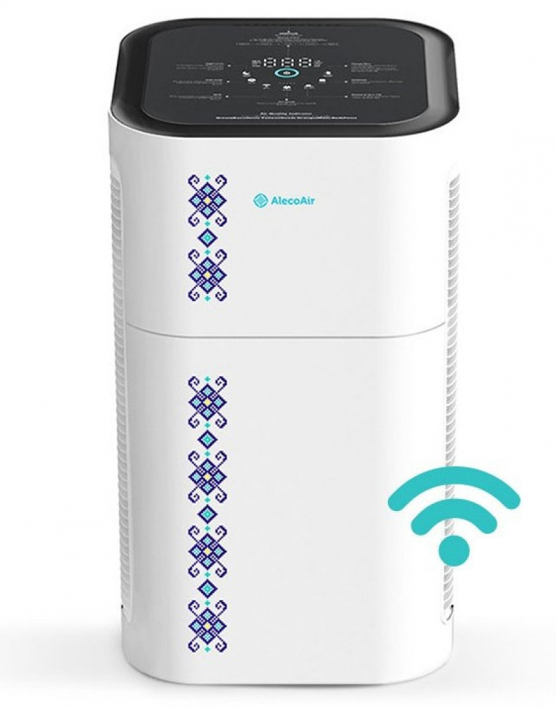 Purificator aer AlecoAir P80 TRADITIO  Filtru TRUE HEPA si Carbon  UV-C  WiFi  Multisenzor PM1  PM2.5  PM10  CO2  TVOC  Plasma