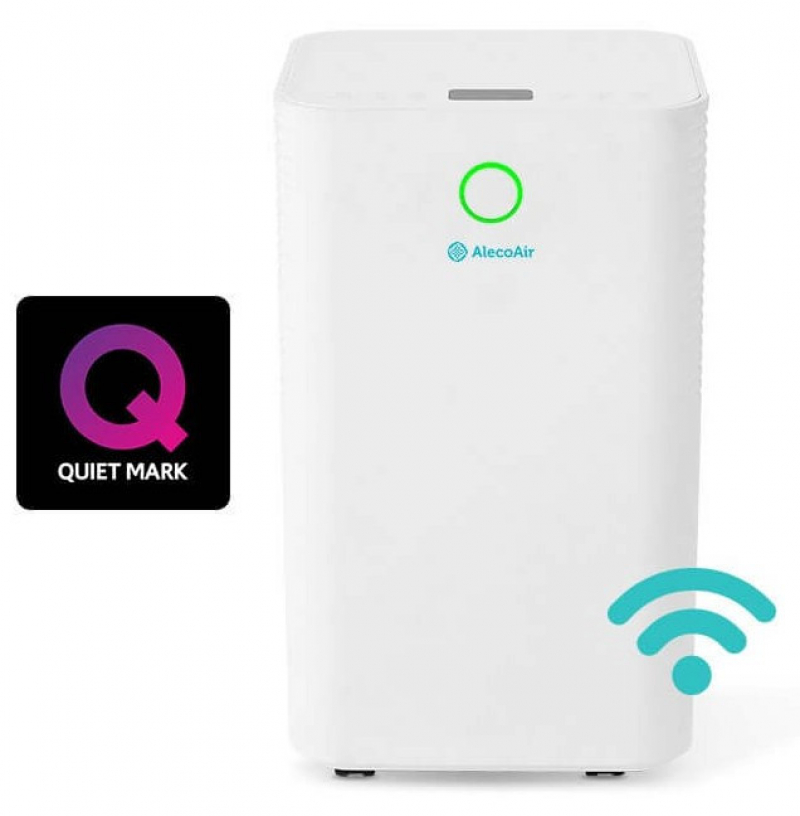 Dezumidificator AlecoAir D12 ZENO SMART  WiFi  12l /24h  Uscare Rufe  Higrostat  Timer  Indicator color umiditate