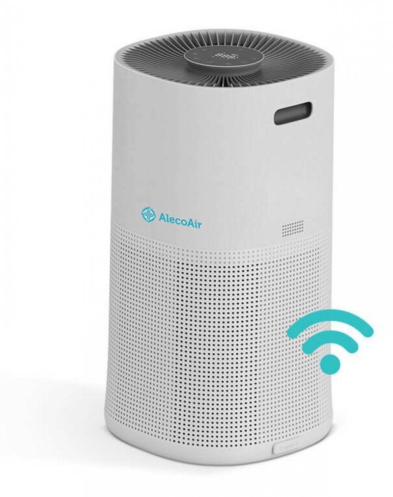 Purificator de aer AlecoAir P85 SILK  Wi-Fi  Lampa UV-C  Filtru True HEPA si Carbune Activ  Functie Ionizare