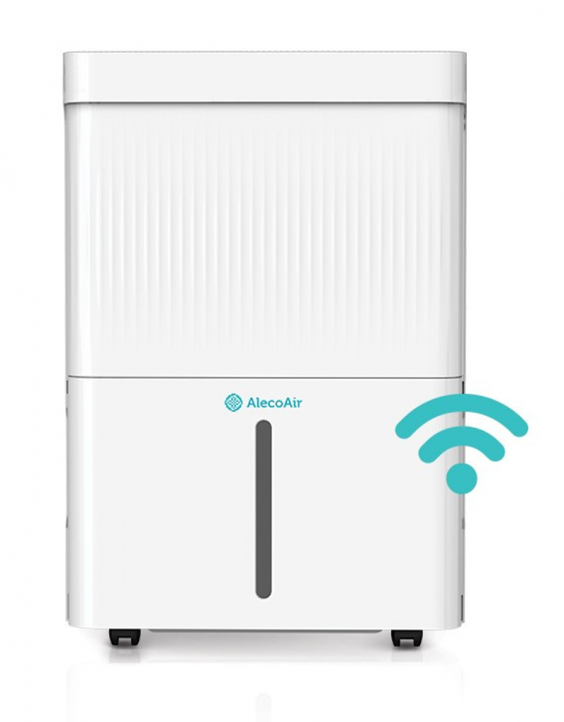 Dezumidificator AlecoAir D40 Vollo  WiFi  40 L/24 h  FanStop  Ionizare  Uscare rufe  Pentru 125 mp  Timer  Sleep