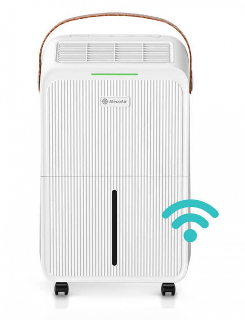 Dezumidificator  si purificator AlecoAir D16 Retro  WiFi  16 l /24 h  Ionizare  UV-C  Indicator umiditate  Uscare Rufe   25 mp