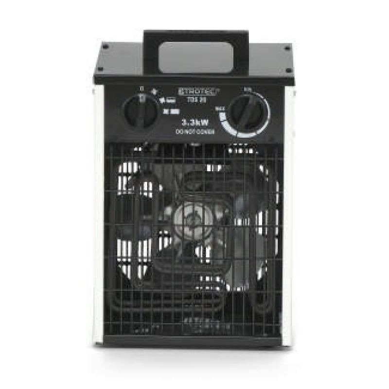 Resigilat -Aeroterma electrica TDS 20  Putere incalzire pana la 3300W  Debit de aer 355 m3/h  Termostat  Protectie IP44
