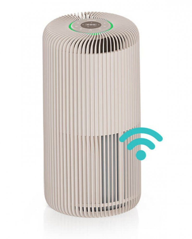Purificator de aer AlecoAir P60 Lyneo  WiFi  UV-C  Ionizare  Filtru H13 True Hepa  Carbon Activ  PM 2.5