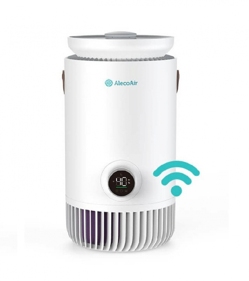 Purificator si Umidificator AlecoAir PU30 NUO  WiFi  Capacitate Umidificare 400 ml/h  True HEPA H13  Lampa UV-C  Ionizare