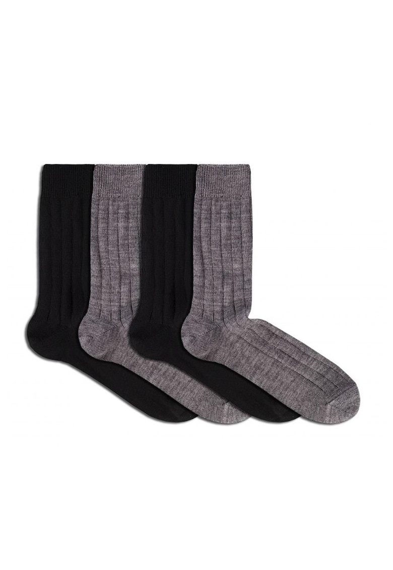 Merino box 4 negru - gri