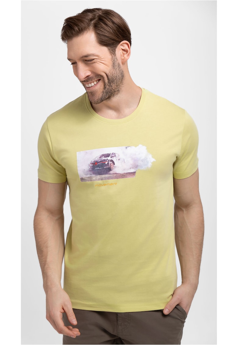Tricou  T-Dust pentru barbati lime - Galben lime