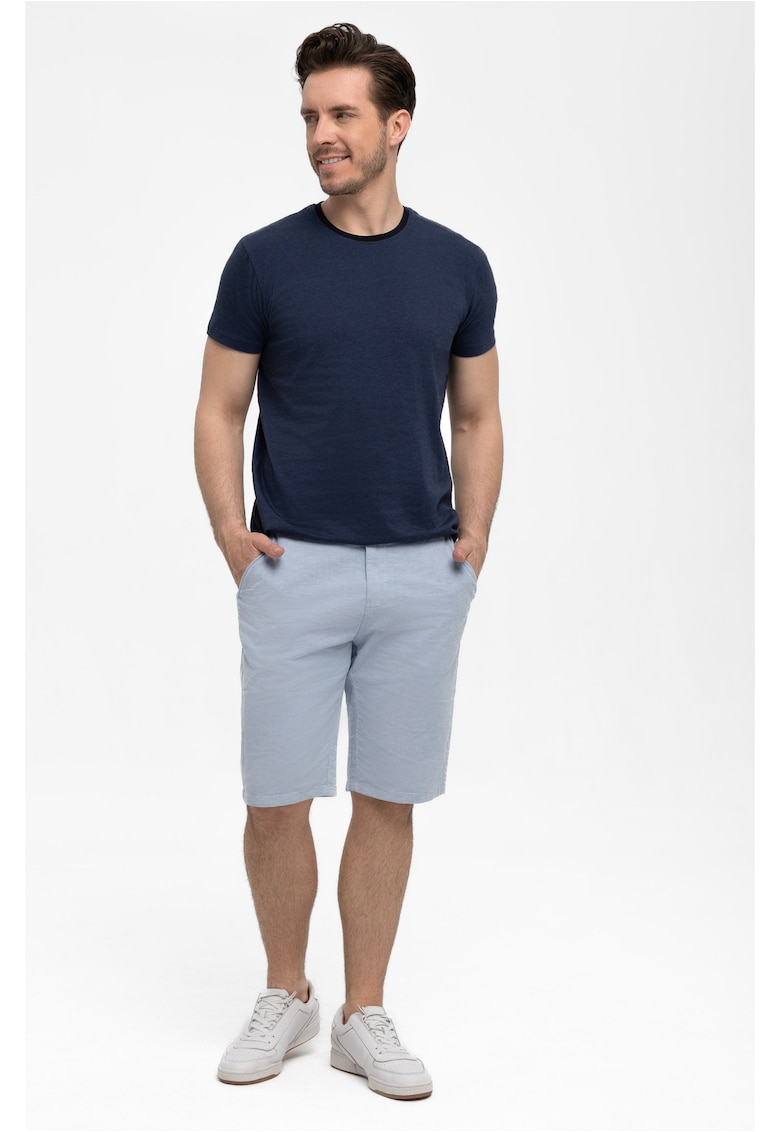 Pantaloni scurti pentru barbati  P-Tonet albastru - Albastru deschis