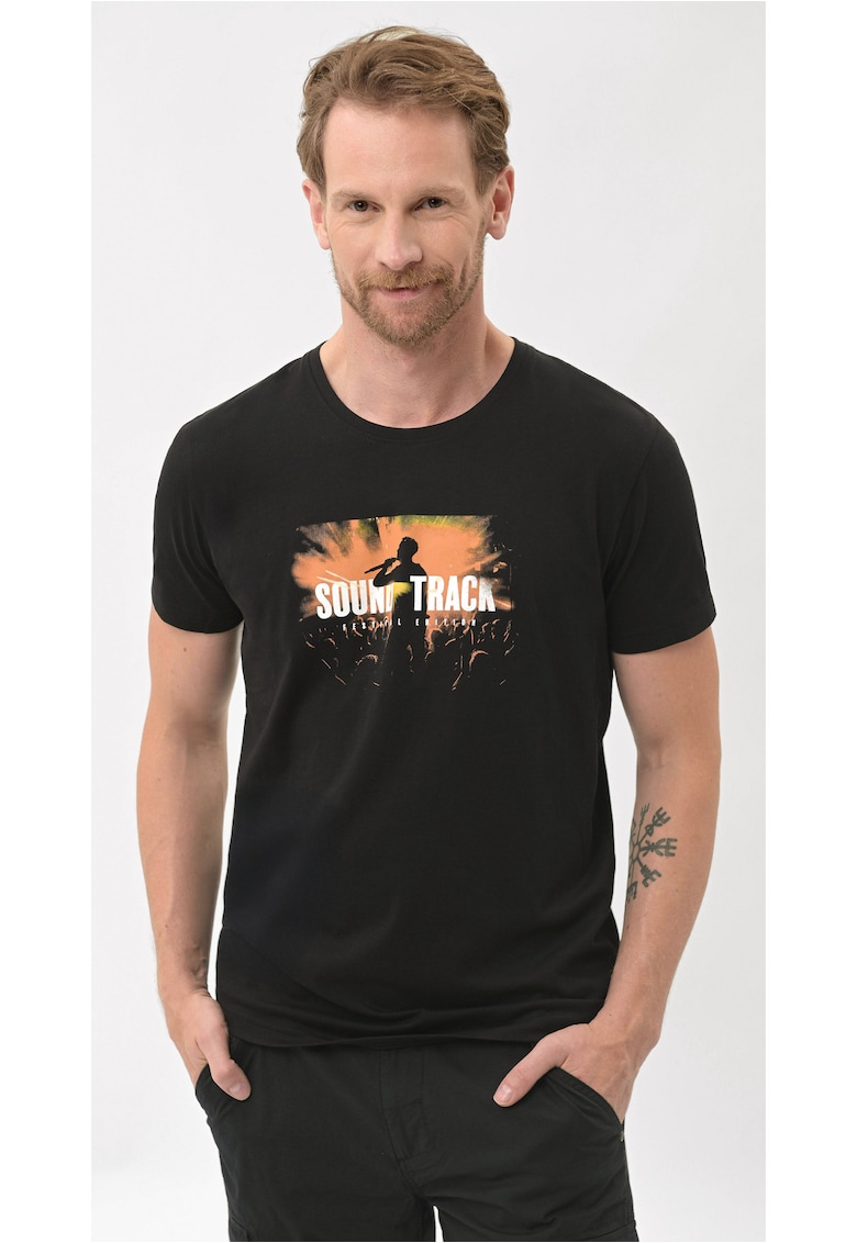 Tricou  T-Festival pentru barbati - negru - Negru