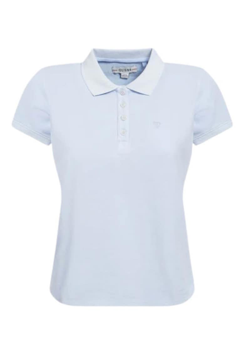 Tricou polo dama  Bumbac - Albastru -