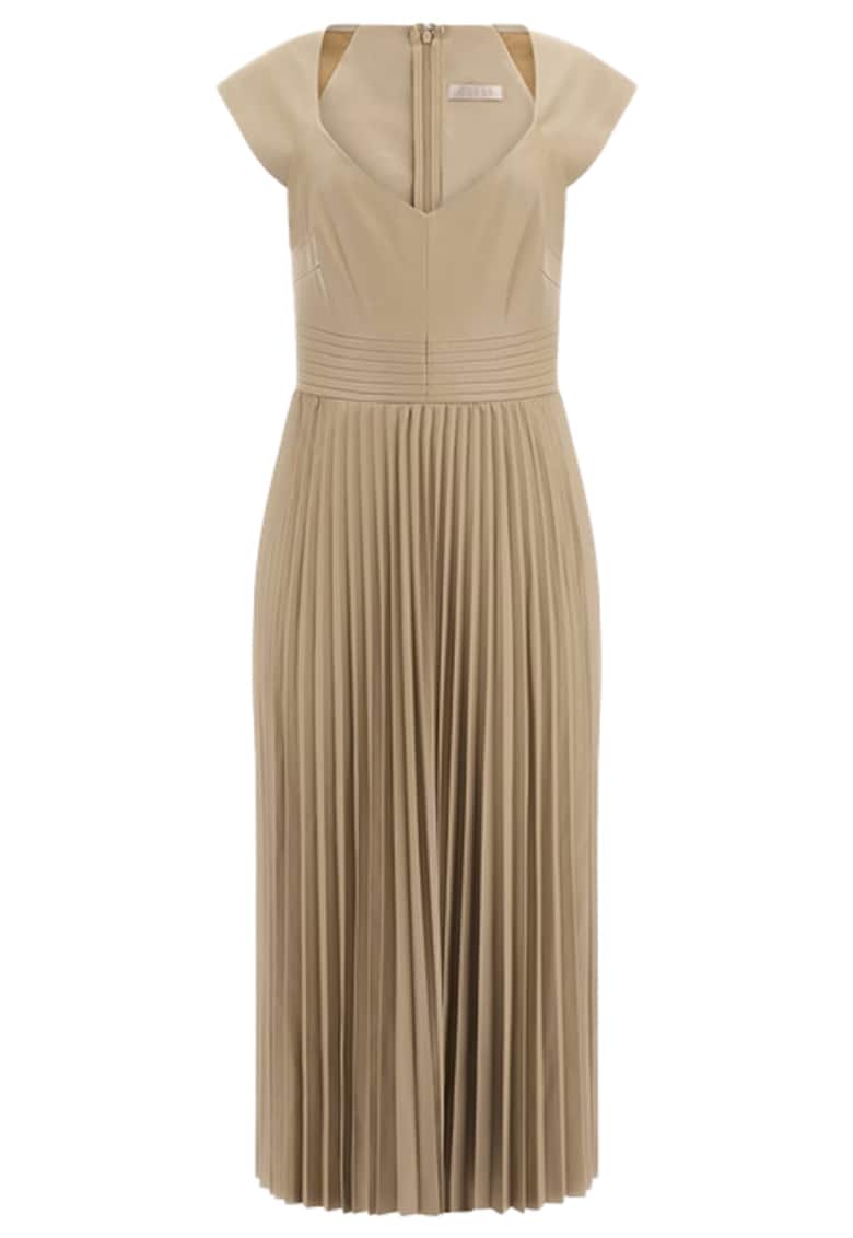 Rochie dama  Piele ecologica - Bej -