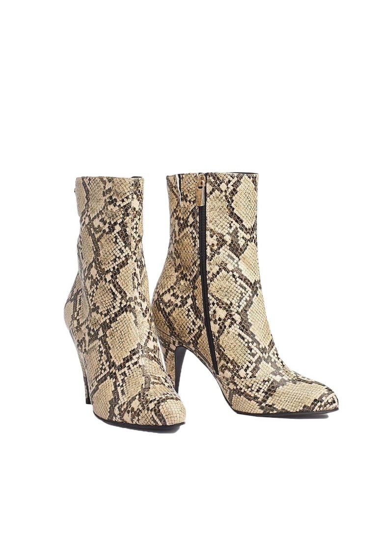 Botine dama  toc stiletto bej - Bej