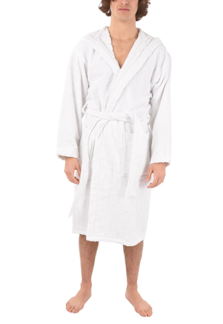 Halat unisex -  Bumbac - Alb -