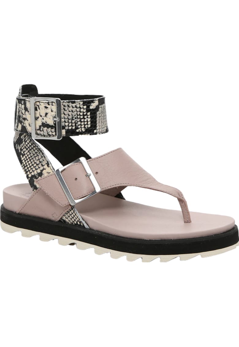 Sandale dama  Piele naturala - Multicolor - Multicolor