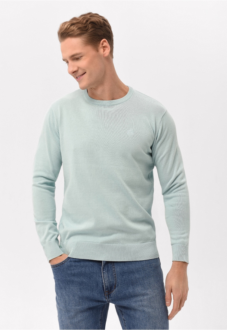 Pulover usor pentru barbati -  Menta - Verde menta