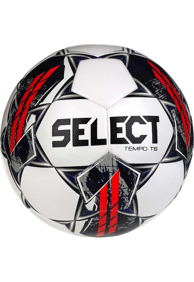 Minge de fotbal -  PU - 4.5 cm - Alb/Gri