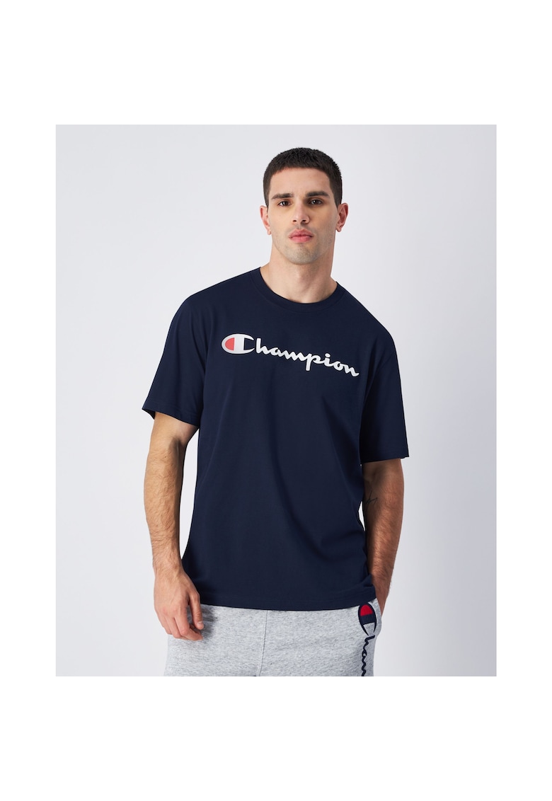 Tricou barbati  Bumbac - Albastru inchis