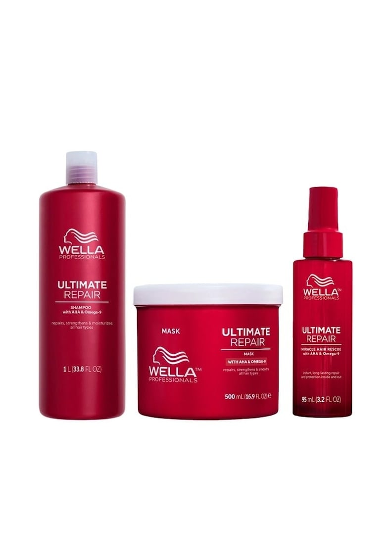 Pachet  Ultimate Repair – Sampon 1000 ml + Masca 500 ml + Spray Miracle Hair Rescue 95 ml