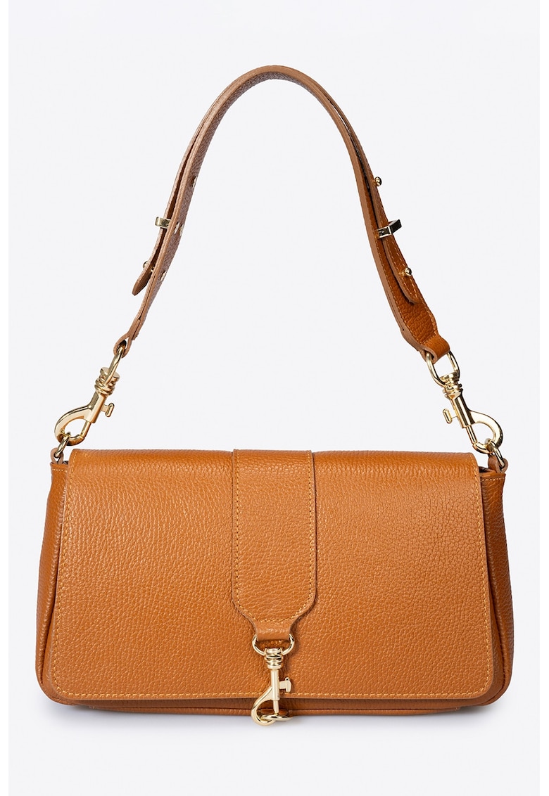 Geanta tote din piele - Caramel