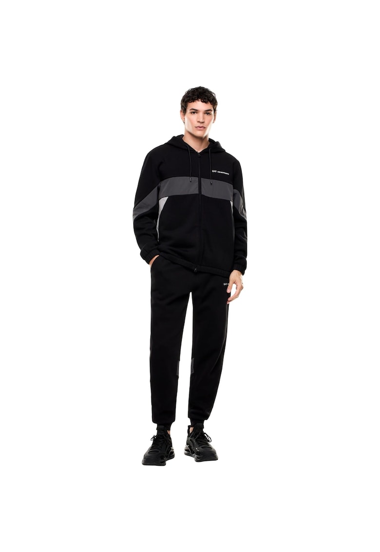 Trening  EA7 Train Athletic Colour Block 51420 - Negru/Gri