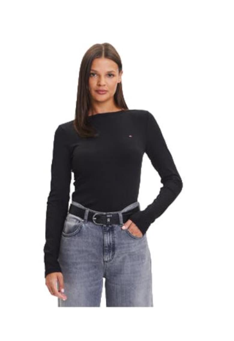 Bluza dama -  viscoza/elastan - negru