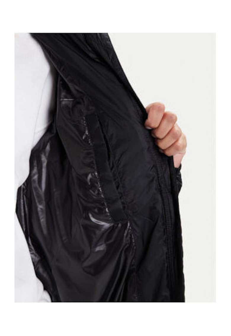 Palton de iarna pentru femei -  Negru - 100% nailon reciclat -