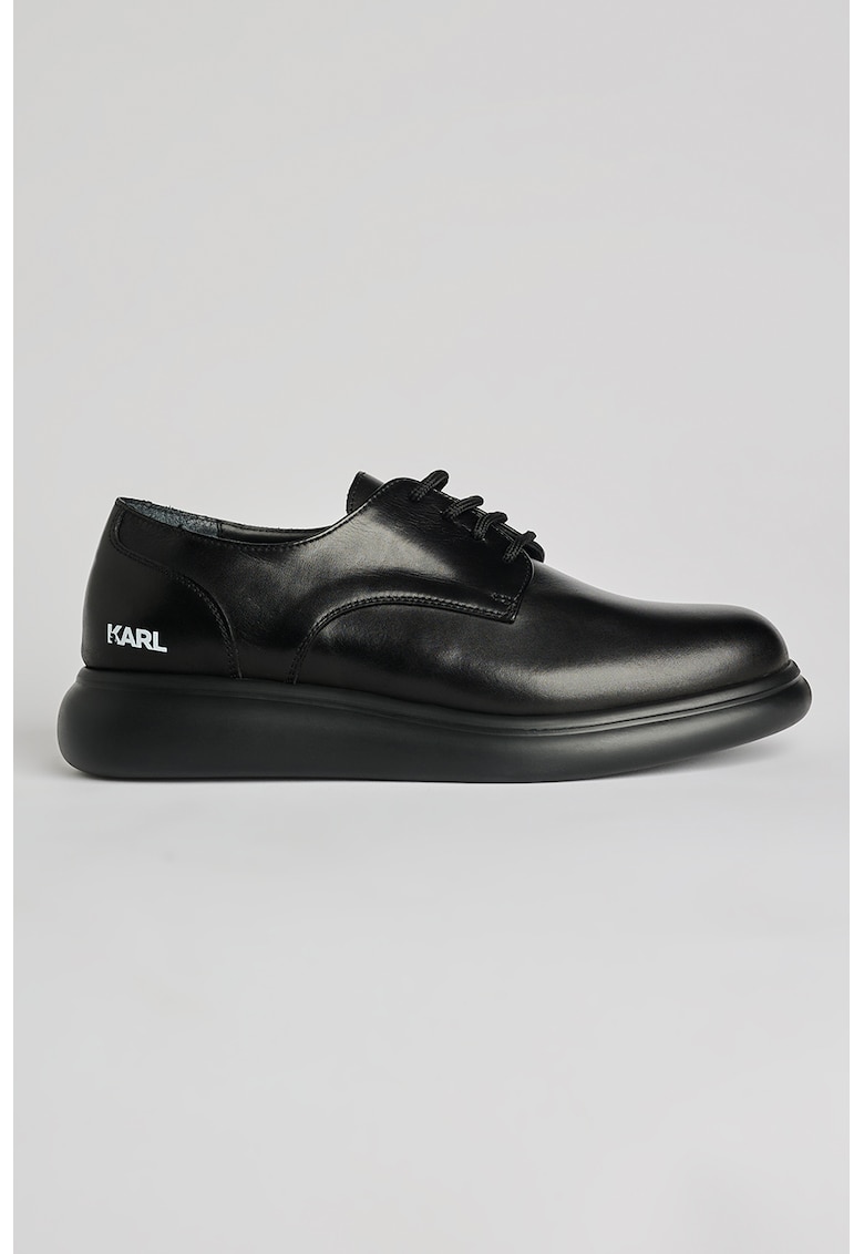 Pantofi casual din piele - Negru
