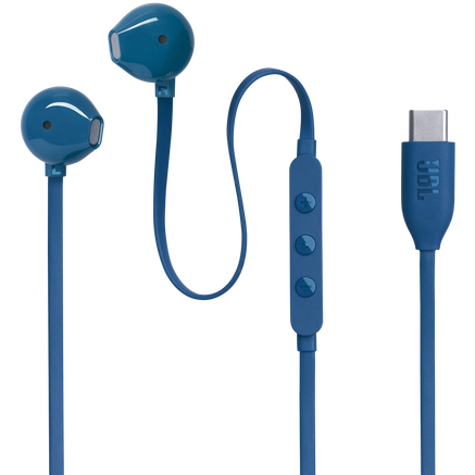 Casti Audio cu Fir Tune 305C USB-C Albastru