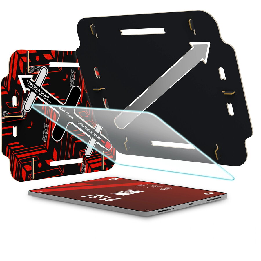 Folie protectie tableta MatteScreen Easy, Kit montare inclus, compatibila cu iPad 10.9 inch 2022 / iPad 11 inch 2025, Transparent