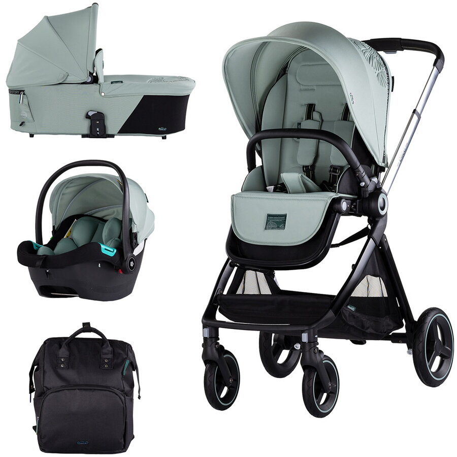 Carucior Elite 3 in 1 Varsta 0 - 4 Ani Maxim 22KG Basil
