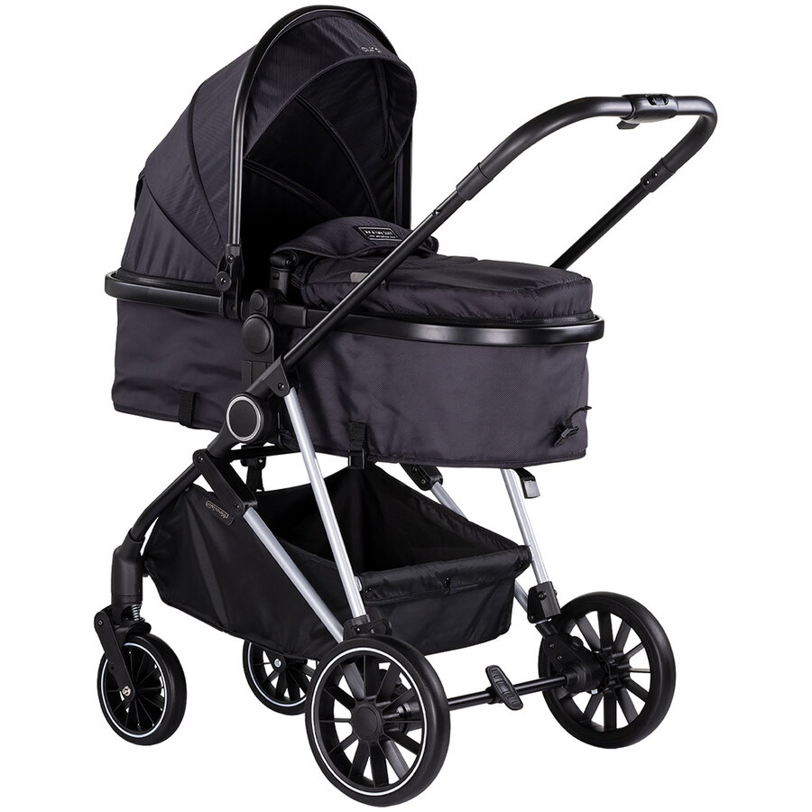 Carucior Aura 2 in 1 de la Nastere pana la 22KG Negru
