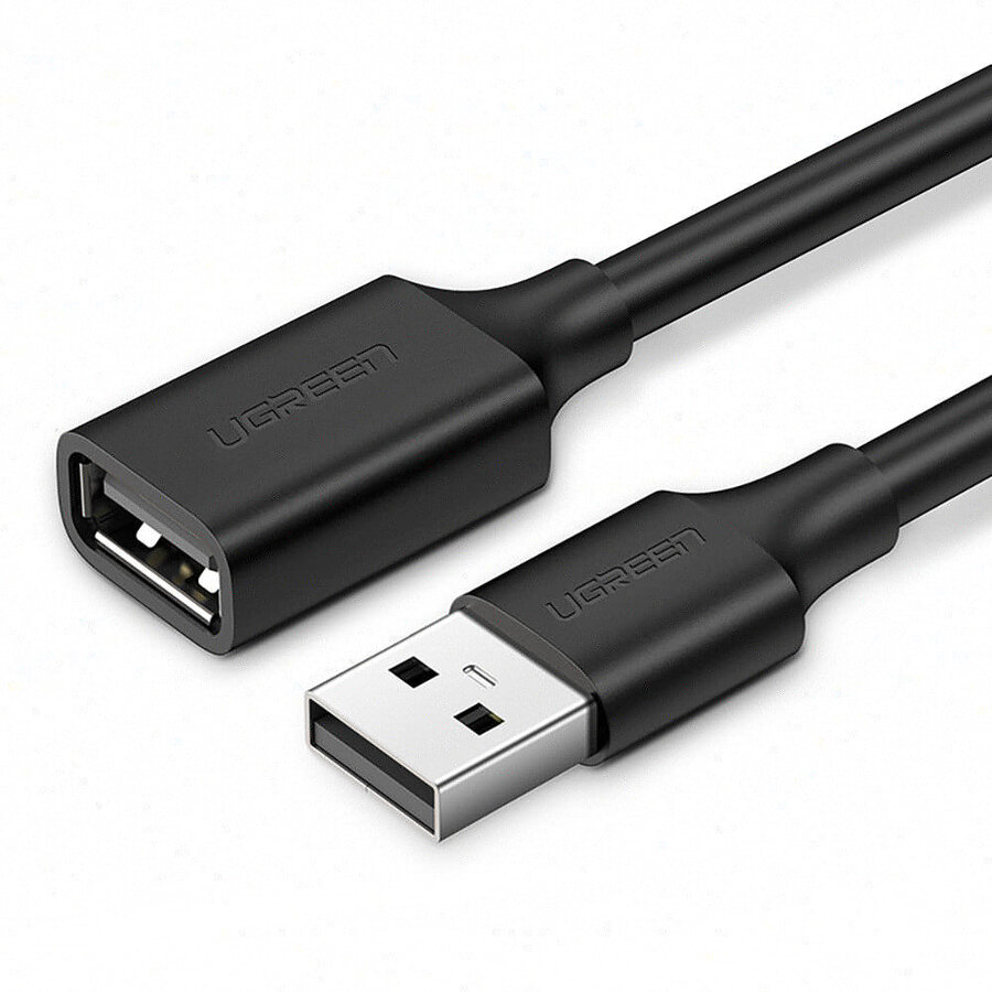 Cablu de date US103, USB 2.0 tata - USB 2.0 mama, 480Mbps, 1m, Negru