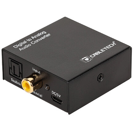 Convertor Semnal Audio Digital la Analog Negru