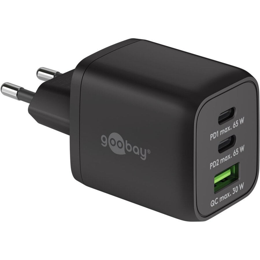 Incarcator Rapid USB-C Nano PD GaN 65 W Negru