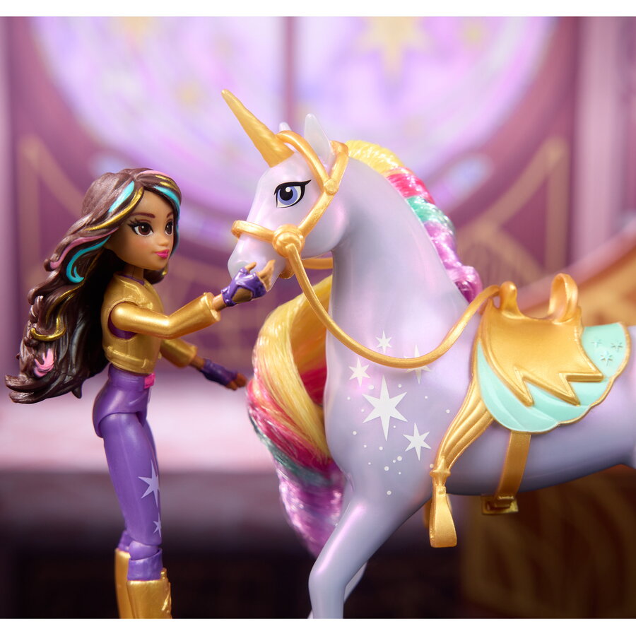 Jucarie Unicorn Academy - Adventure Set, with Ravenzella, Sophia, Ava, Wildstar, Leaf