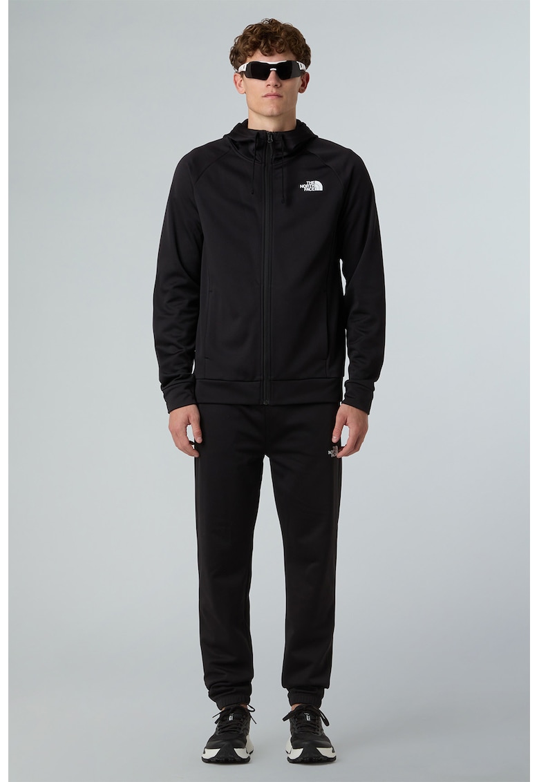 Pantaloni cu buzunare laterale pentru antrenament Reaxion 2.0 - Negru
