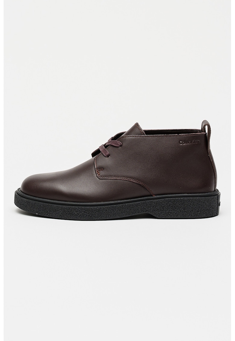 Ghete chukka de piele Dessert - Violet tyrian