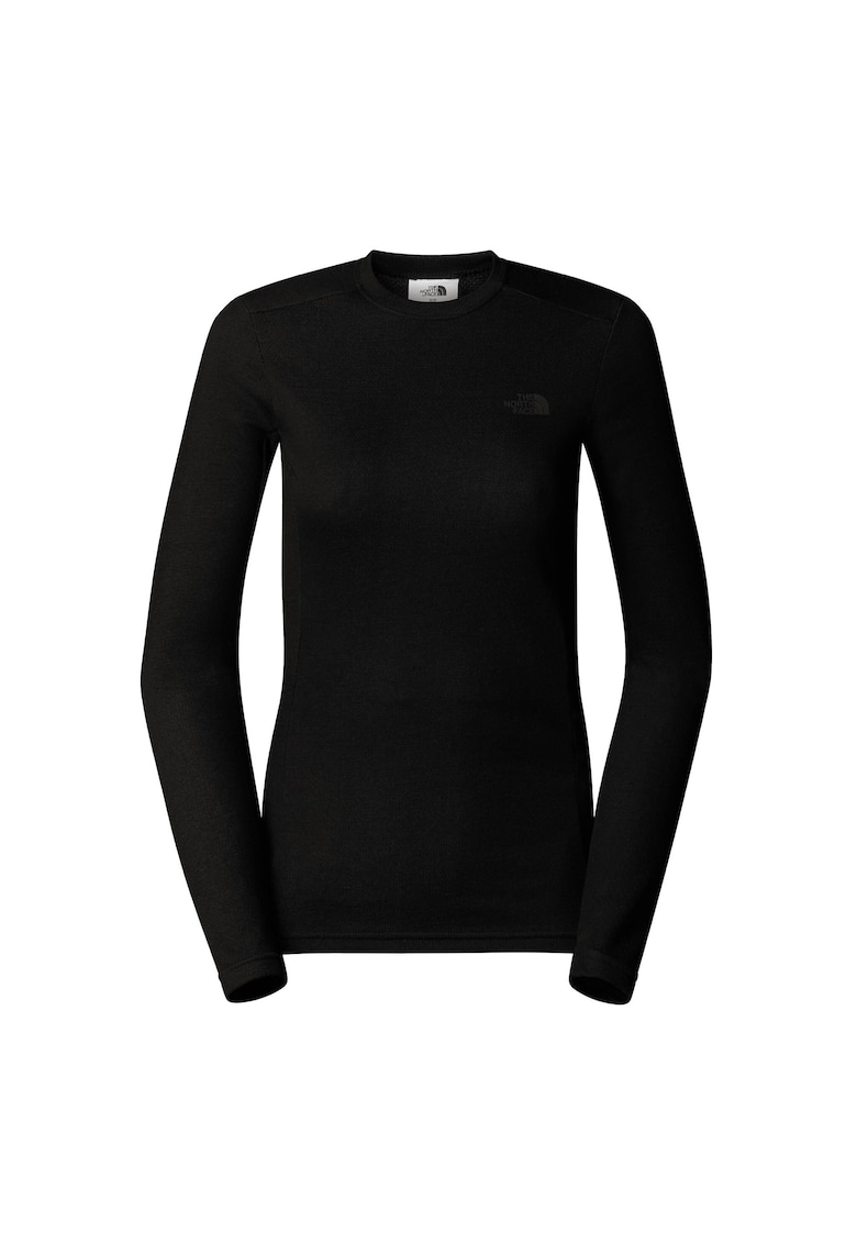 Bluza sport dama - termoactiva - negru - 64% poliester - 29% polipropilena - 7% poliamida - Negru