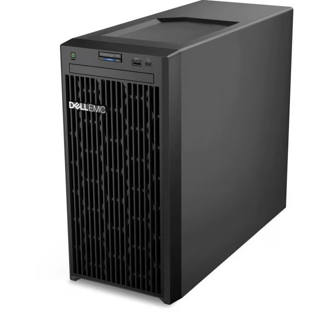 Server Dell PowerEdge T150, 4 Bay 3.5 inch, Intel 4 Core Xeon E-2314 2.8 GHz up to 4.5 GHz, 16 GB DDR4 ECC, 2 TB HDD SAS, 2 Ani Garantie, Refurbished