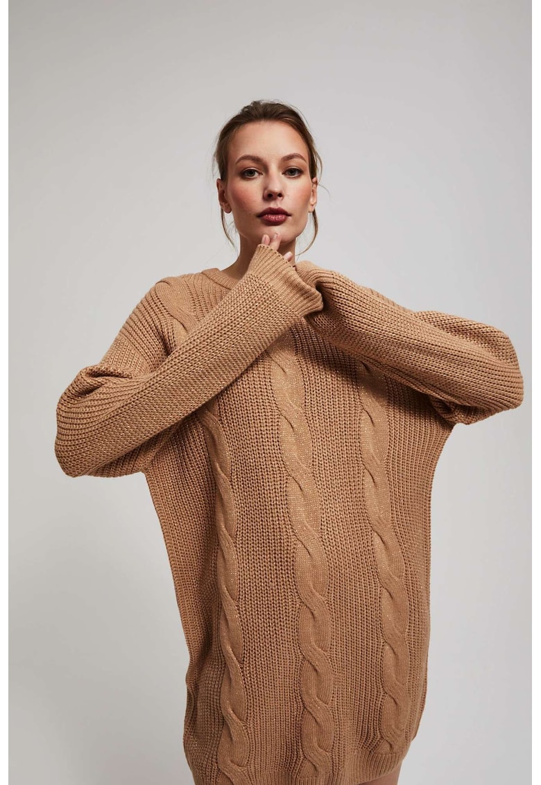 Rochie din tricot - Bej