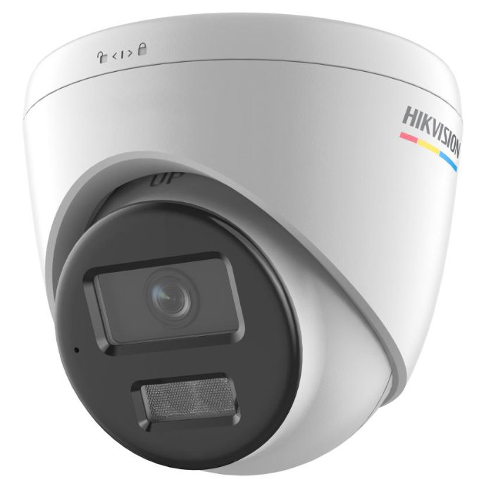 Camera de supraveghere IP Turret 4MP ColorVu Hikvision DS-2CD1347G2H- LIU(4MM), lentila fixa 4mm