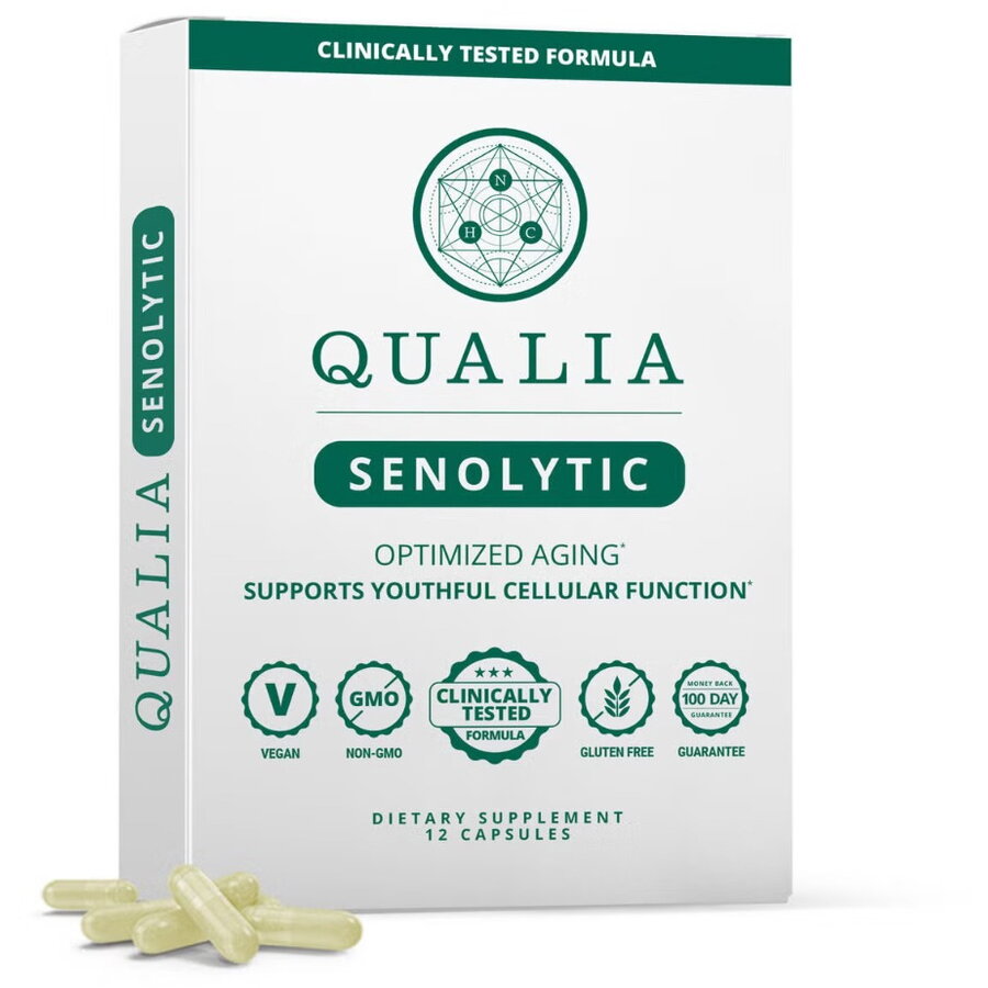 Qualia Senolytic, Supliment Avansat pentru Sanatate Celulara si Longevitate 12cps